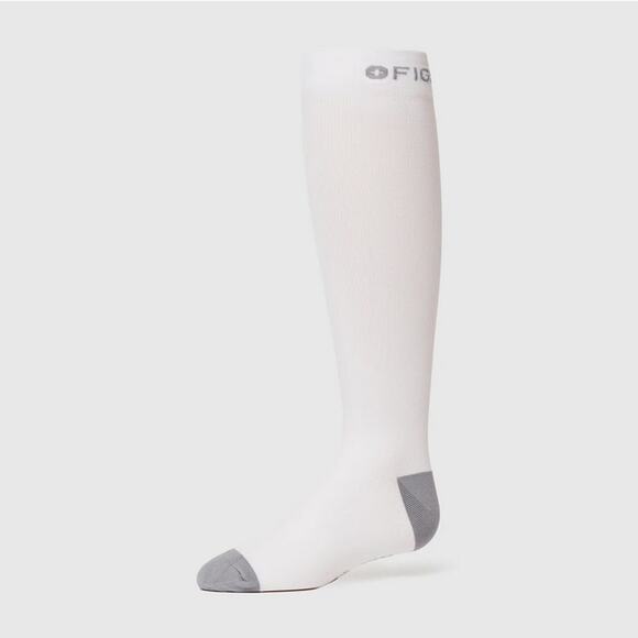 FIGS Compression Socks White NWOT Size L - Picture 1 of 7